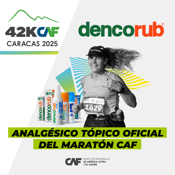 ¡Dencorub, Impulso y Alivio en Cada Kilómetro del Maratón CAF 2025!