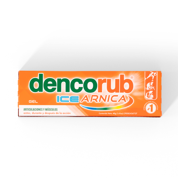 Dencorub Ice Árnica Tubo 40g <br> (Caja de 24 unidades)
