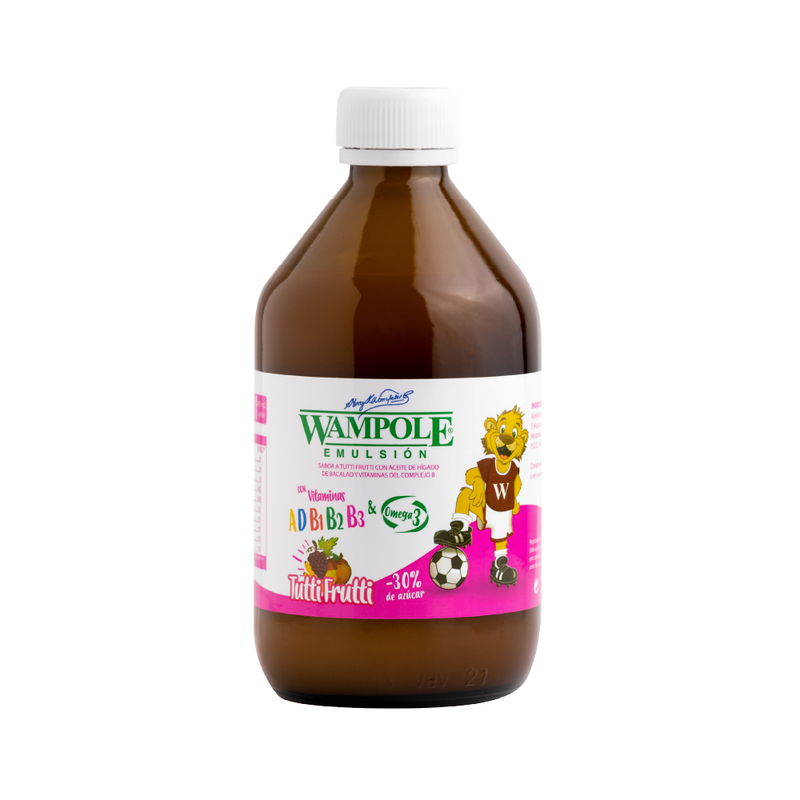 Wampole Emulsión Tutti Frutti 360ml <br>(Caja de 6 unidades)