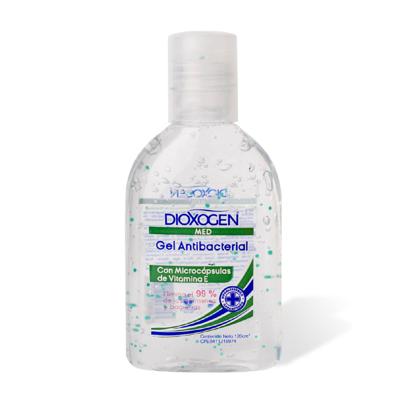 Dioxogen Med Gel Antibacterial Refrescante 120ml <br>(Caja de 10 unidades)