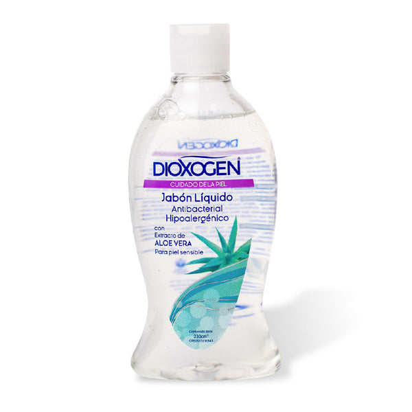 Dioxogen Jabon Liquido Aloe Vera 230ml <br>(Caja de 12 unidades)