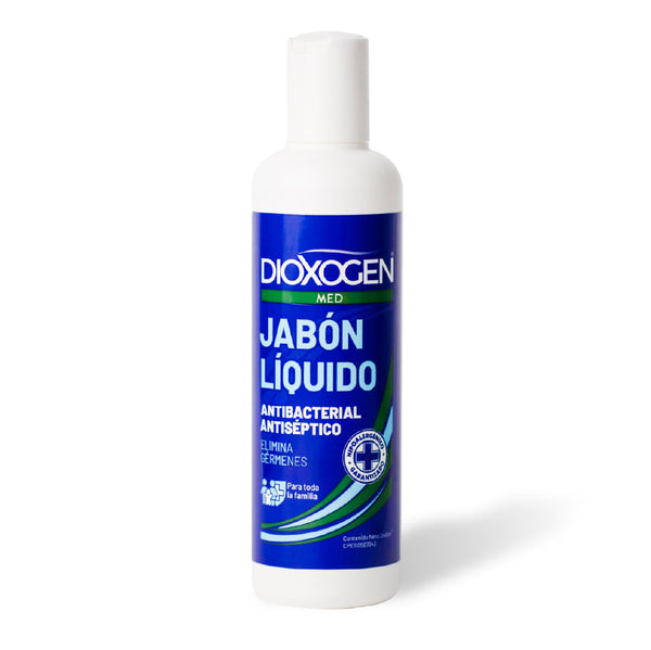 Dioxogen Med Jabon Liquido 240ml <br>(Caja de 12 unidades)