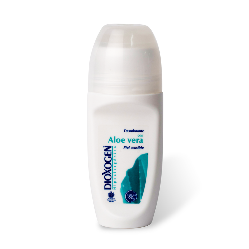 Dioxogen Desodorante Antitranspirante Roll On Aloe Vera 90g <br> (Caja de 36 unidades)